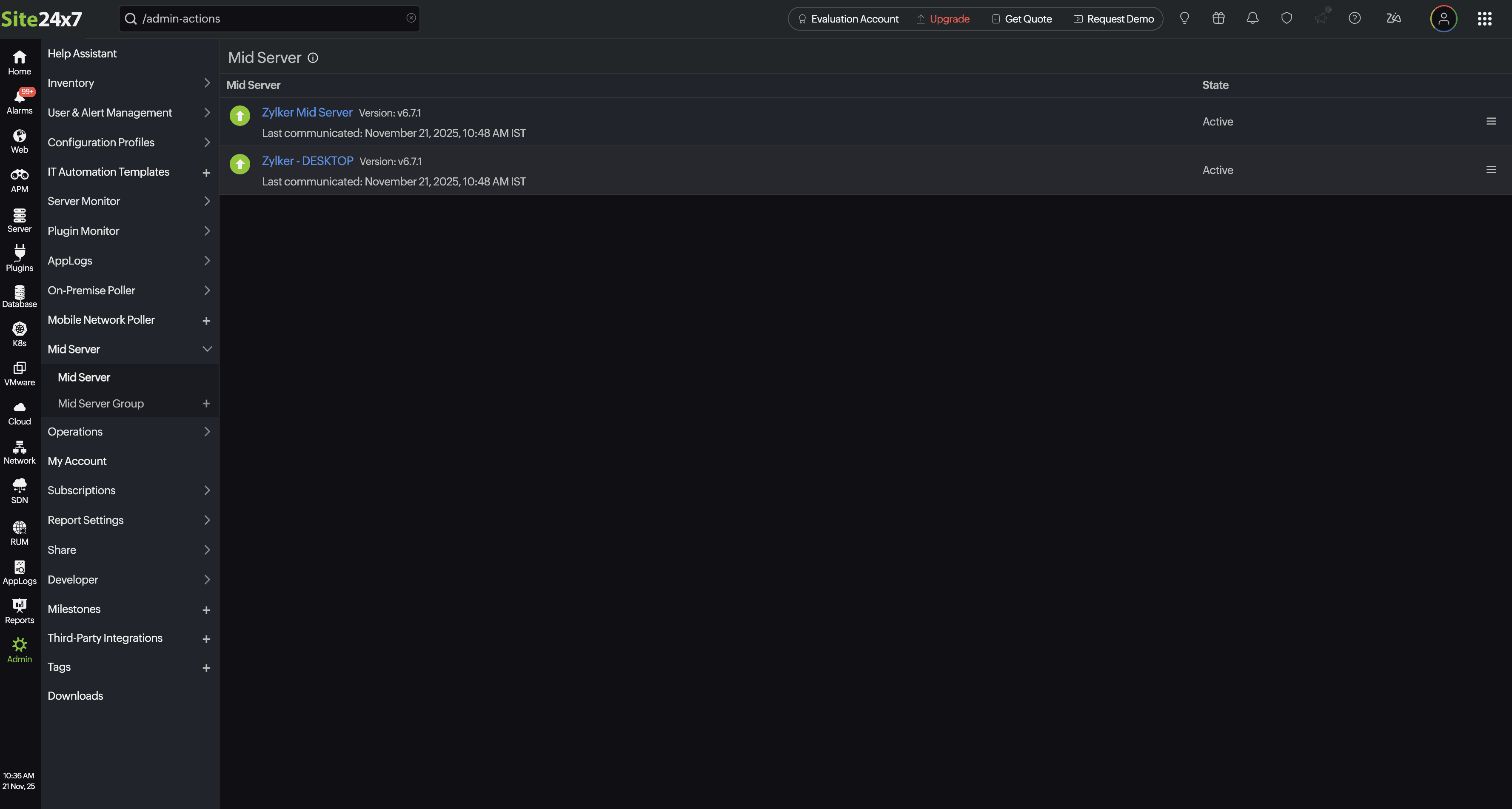 Verify Mid-server